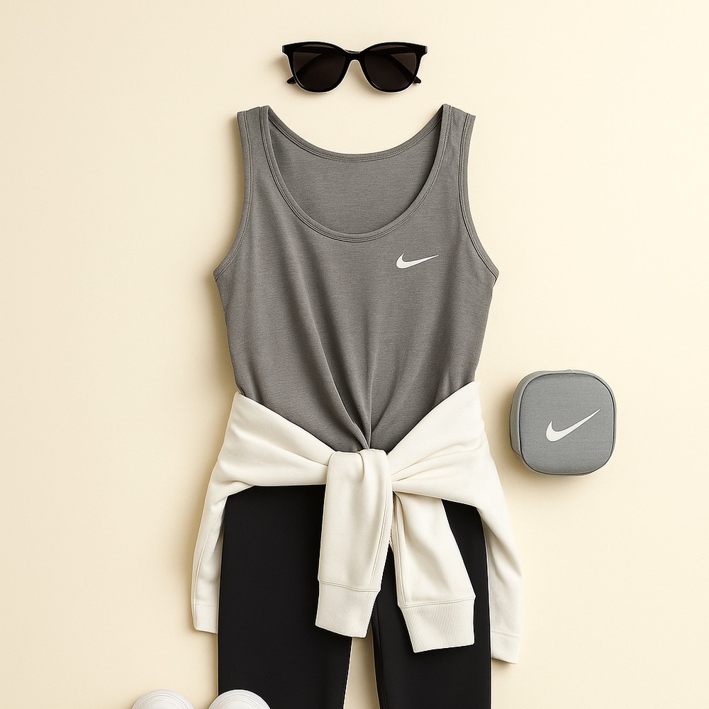 Nike Dri-FIT Gray Top